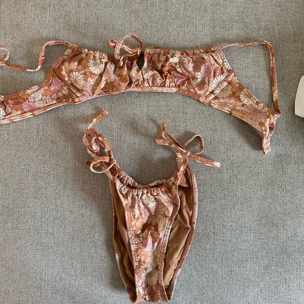 Xhilaration Floral Print Bikini Set